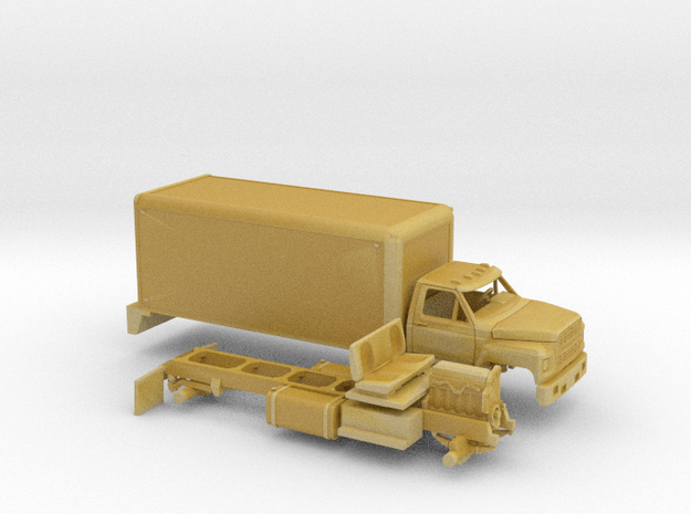 1/120 1980-86 Ford F 600 Delivery in Tan Fine Detail Plastic