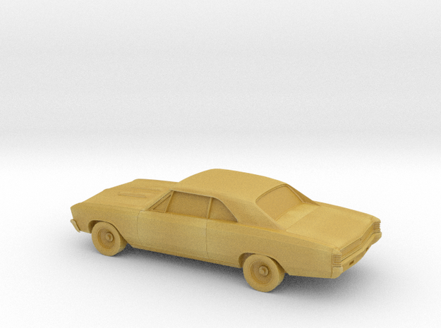 1/220 1967 Chevy Chevelle in Tan Fine Detail Plastic
