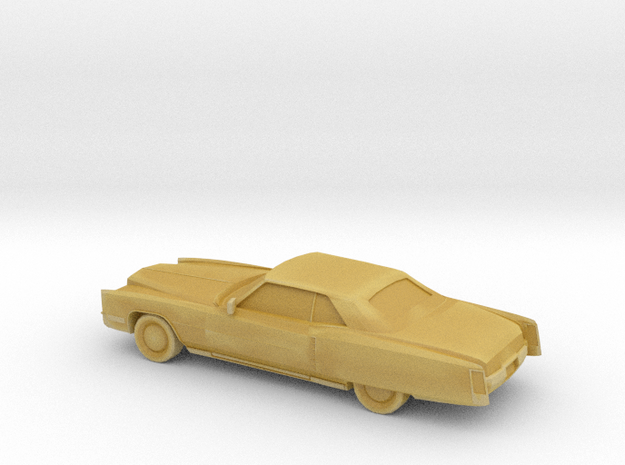 1/220 1971 Cadillac Eldorado Convertible in Tan Fine Detail Plastic