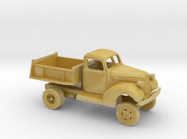 1/160 1939-41 Ford One and a Half Ton Dump Bed Kit in Tan Fine Detail Plastic