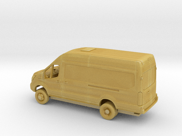 1/76 2018 FordTransit High Deliv. Ext.Right Hand D in Tan Fine Detail Plastic