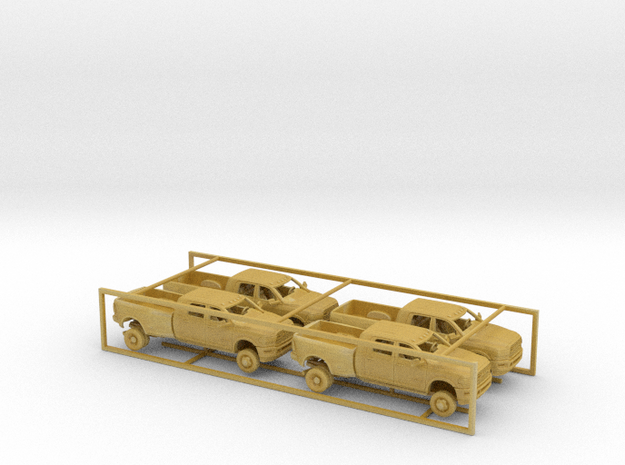 1/160 4X 2020 Dodge Ram Mega Cab Set Kit in Tan Fine Detail Plastic