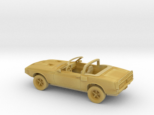 1/87 1969 Ford Shelby Mustang GT 500 O. Conv. Kit in Tan Fine Detail Plastic