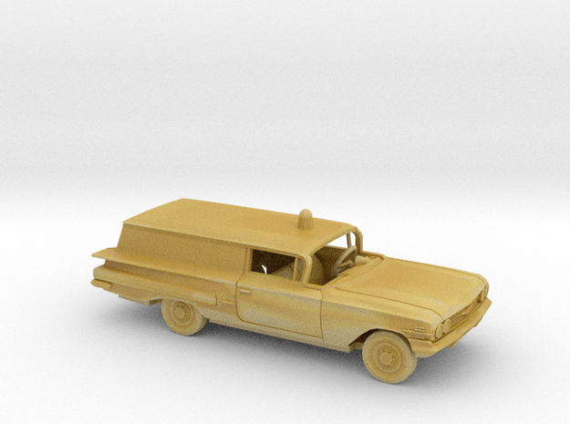 1/160 1960 Chevy Impala Emergency Sedan Delivery in Tan Fine Detail Plastic