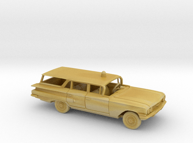 1/87 1960 Chevrolet Biscayne Fire Chief Wagon Kit in Tan Fine Detail Plastic