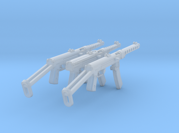 1:18 PPS-42/PPS-43 Submachine Gun Family in Clear Ultra Fine Detail Plastic