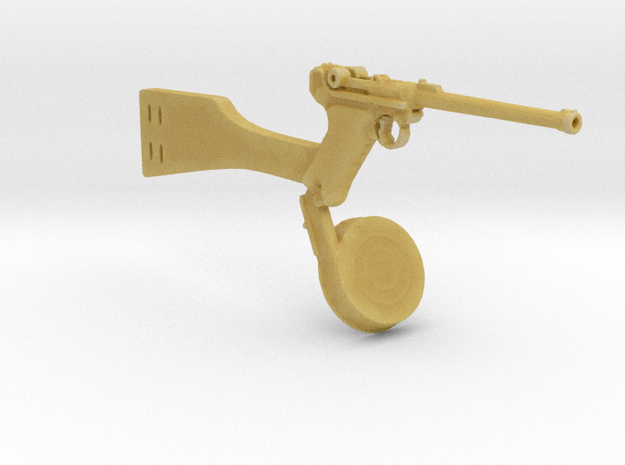 1/18 Scale Artillery Luger in Tan Fine Detail Plastic