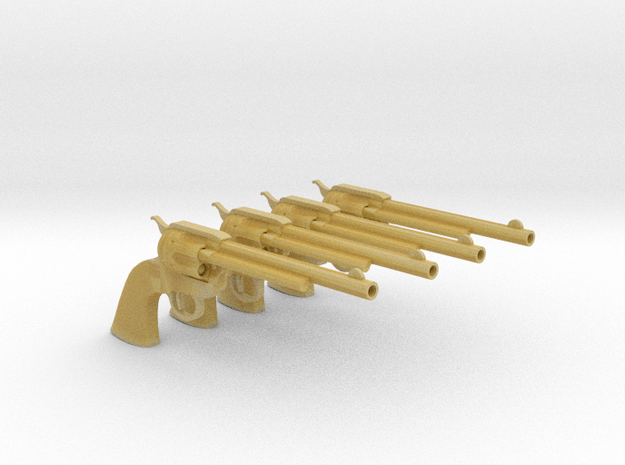 1/18 Scale Colt Peacemaker 4 Pack in Tan Fine Detail Plastic