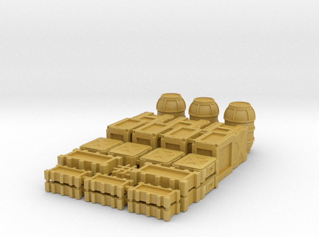 1:72 SW Deluxe Cargo Containers  in Tan Fine Detail Plastic