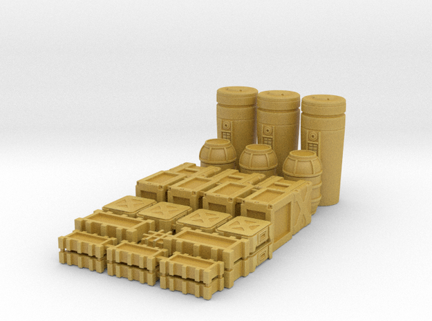 1:48 SW Deluxe Container Set in Tan Fine Detail Plastic