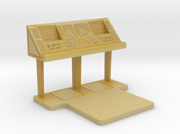 Command Console - Free Standing 1/48 in Tan Fine Detail Plastic