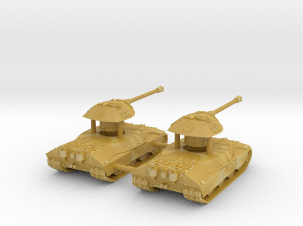 Custom Size 1/285 Tiger III Ausf A  in Tan Fine Detail Plastic