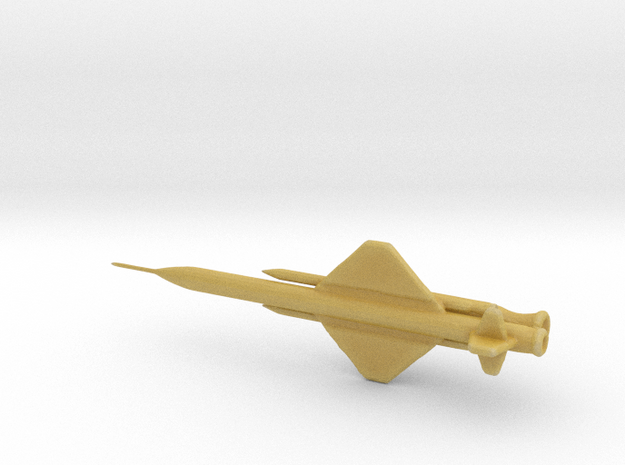 1/87 Scale X-7 Missile in Tan Fine Detail Plastic