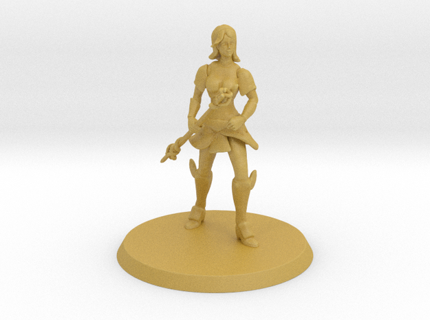 Lux, the Lady of Luminosity (35mm) in Tan Fine Detail Plastic
