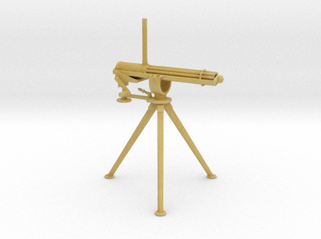 1/48 Scale Colt 1874 Camel Gatling gun in Tan Fine Detail Plastic