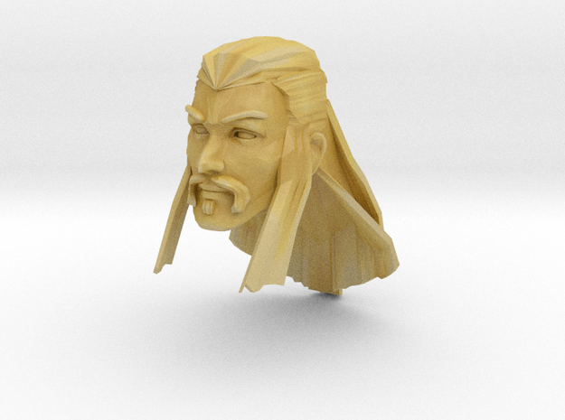 Vlad head 1 in Tan Fine Detail Plastic