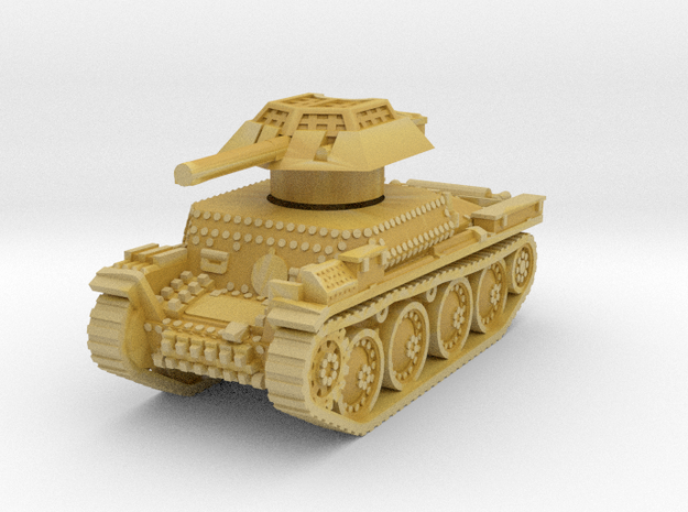 Auf panzer 38t 20mm 1/285 in Tan Fine Detail Plastic