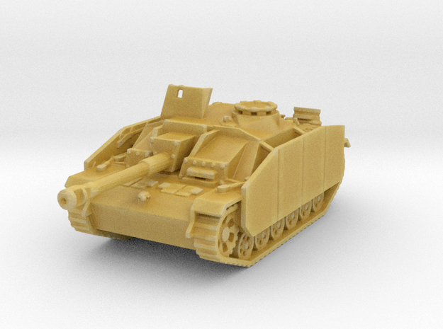 StuG III G mid (schurzen) 1/285 in Tan Fine Detail Plastic