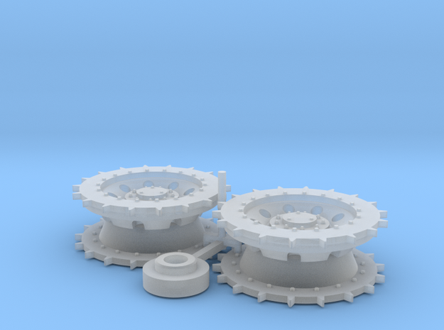 A30 Challenger correct Sprocket 1:35 scale in Clear Ultra Fine Detail Plastic