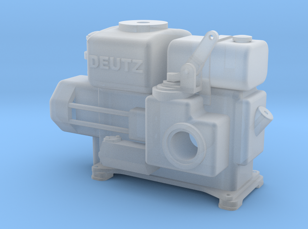 Deutz_Standmotor in Clear Ultra Fine Detail Plastic