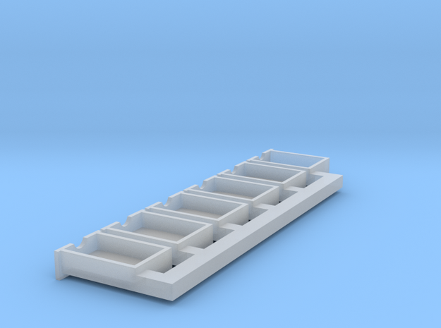 HO Scale drawers (repaired) in Clear Ultra Fine Detail Plastic