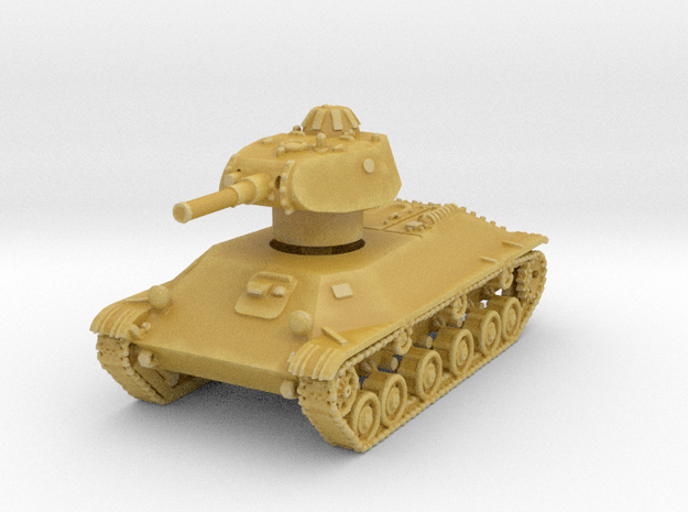 T-50 Light Tank 1/200 in Tan Fine Detail Plastic