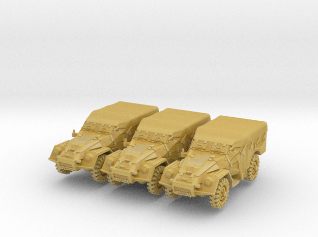 BTR-40 (covered) (x3) 1/200 in Tan Fine Detail Plastic
