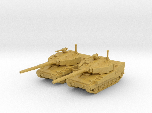1/285 (6mm) US M8 Buford Light Tank x2 in Tan Fine Detail Plastic