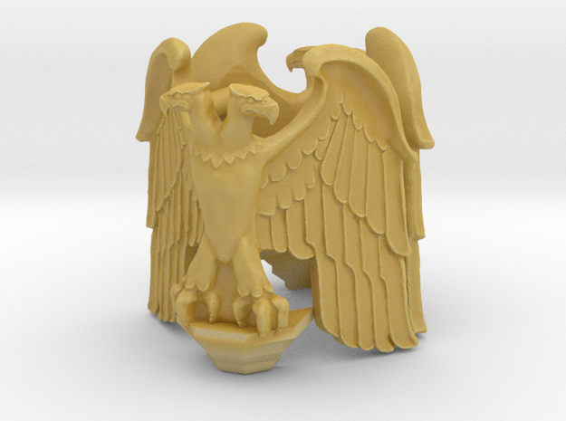 Imperial Eagle corner statue -40K in Tan Fine Detail Plastic