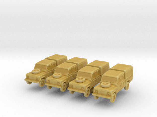 Defender 127 (covered) (x4) 1/350 in Tan Fine Detail Plastic
