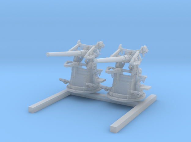 1/200 12-pdr 3"/45 (76.2 cm) 20cwt Guns x2 in Clear Ultra Fine Detail Plastic