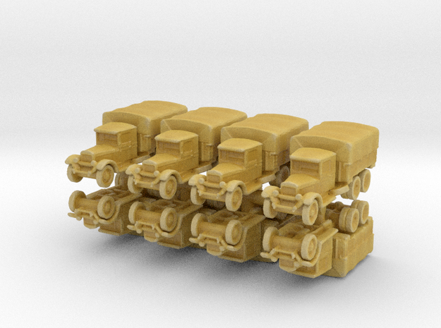 Zis-6 (covered) (x8) 1/500 in Tan Fine Detail Plastic