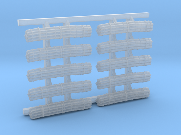 1/192 Royal Navy Flota Nets x10 in Clear Ultra Fine Detail Plastic