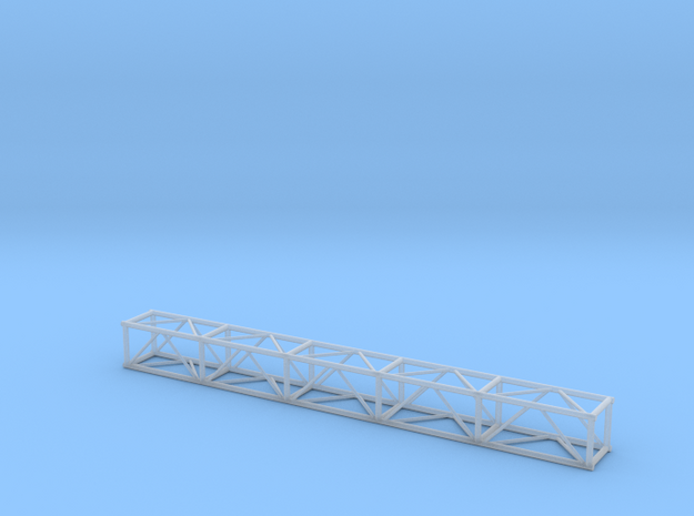 12"sq Box Truss(Thin) 1:48 10' Section in Clear Ultra Fine Detail Plastic