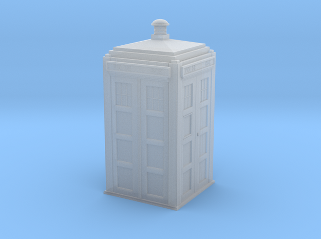 Dr Who's TARDIS (5 cm) in Tan Fine Detail Plastic