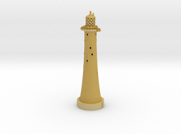 Eddystone Lighthouse 1:500 scale in Tan Fine Detail Plastic