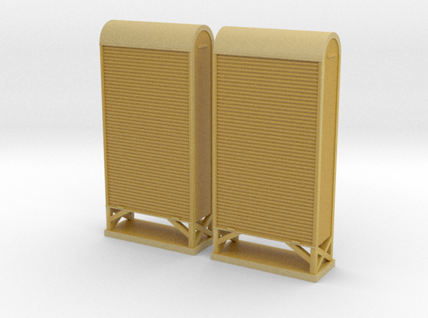 TJ-H04663x2 - Armoires a relais grand modele in Tan Fine Detail Plastic