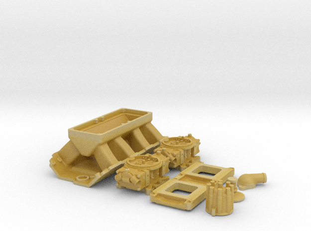 1/18 BBC Tunnel Ram For Symetric Port Heads in Tan Fine Detail Plastic