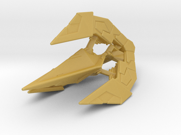 Tholian Recluse 1/15000 Attack Wing in Tan Fine Detail Plastic