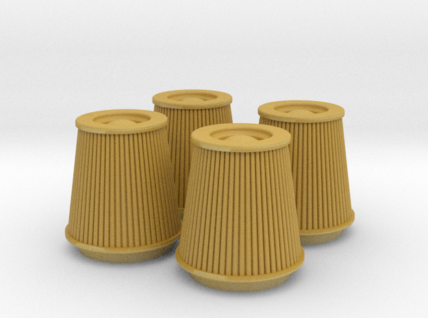 1/18 K&N Cone Style Air Filters TDR 4930 in Tan Fine Detail Plastic