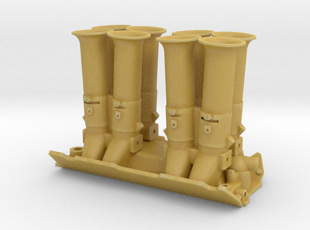 BBC 1/12 crower injection intake V1 in Tan Fine Detail Plastic
