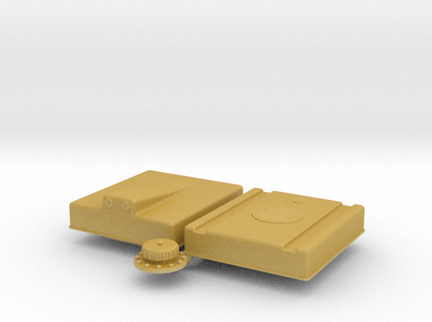 1/32 Fuel Cell RJS-12g-16-18-9-Sump in Tan Fine Detail Plastic