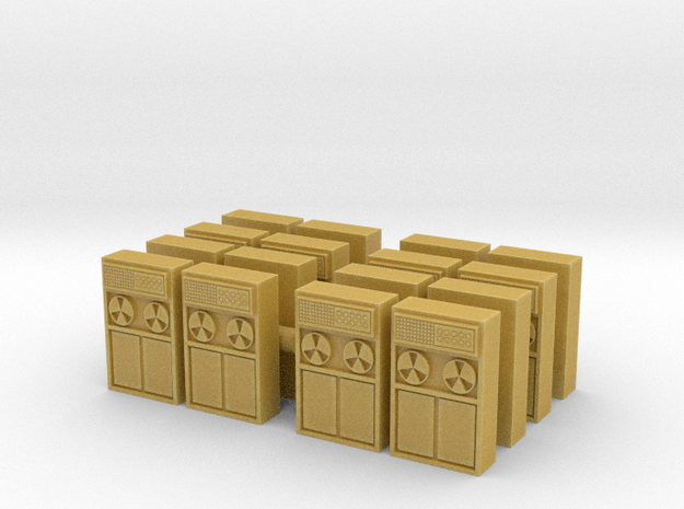 Old Computer Bank (x16) 1/220 in Tan Fine Detail Plastic