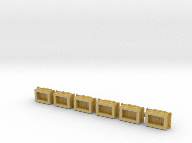 A-1-220-wdlr-a-class-open-fold-side-ends-wagon-x6 in Tan Fine Detail Plastic