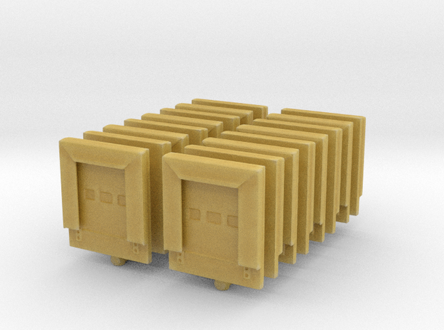 Loading Dock Door (x16) 1/350 in Tan Fine Detail Plastic