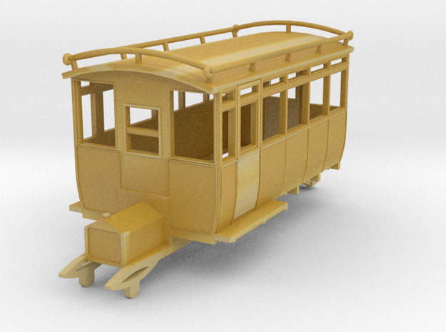 0-148fs-wolseley-siddeley-railcar-1 in Tan Fine Detail Plastic