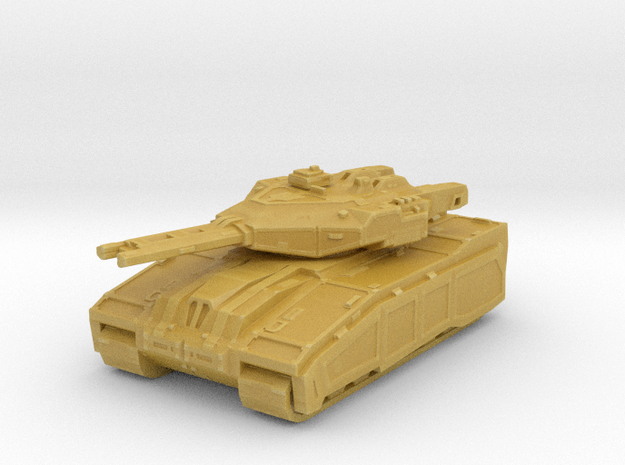 Warhound Battle tank/w railgun in Tan Fine Detail Plastic