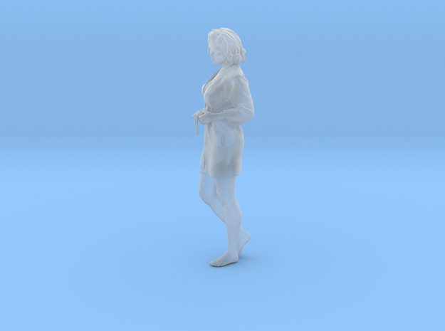 Bathrobe woman series 001 in Clear Ultra Fine Detail Plastic