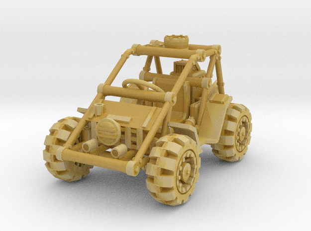 1/72 SciFi buggy model in Tan Fine Detail Plastic