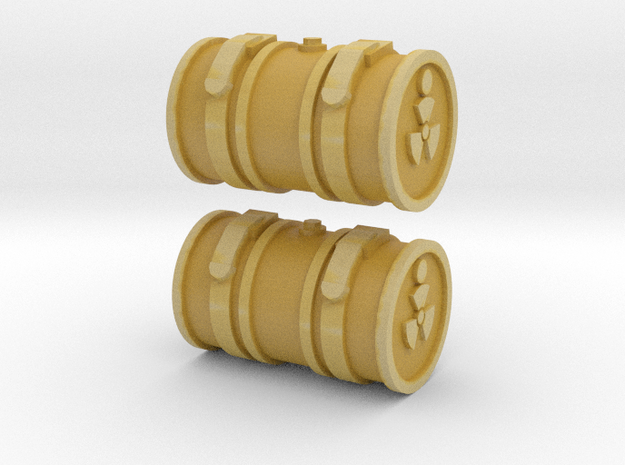 28mm barrels for tank with radiation in Tan Fine Detail Plastic